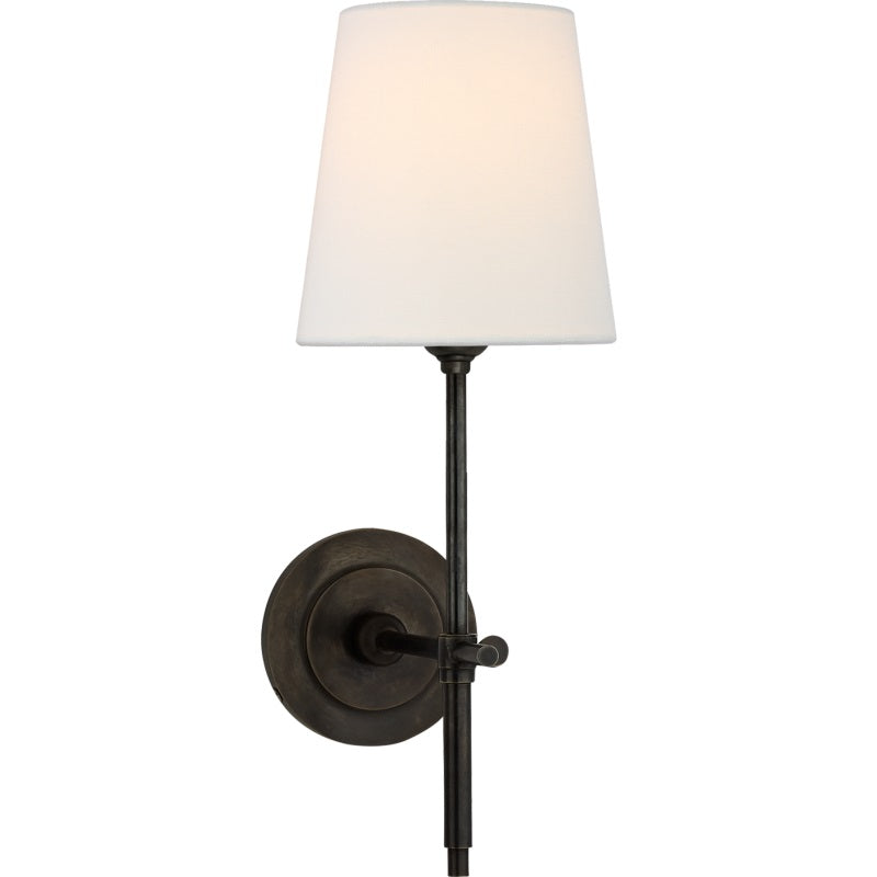 Platina Applique Murale Métal Laiton Tissu Minimaliste Moderne - Neutralighting