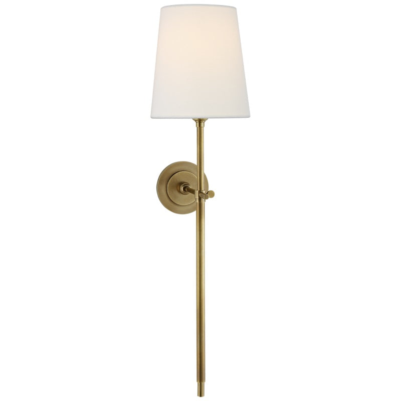 Platina Applique Murale Métal Laiton Tissu Minimaliste Moderne - Neutralighting