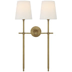 Theodore Applique Murale en Laiton et Tissu - Neutralighting