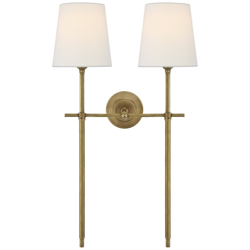 Platina Applique Murale Métal Laiton Tissu Minimaliste Moderne - Neutralighting