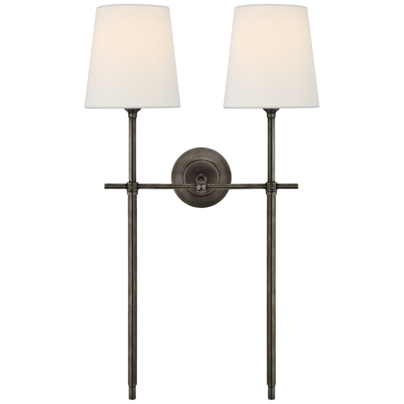 Platina Applique Murale Métal Laiton Tissu Minimaliste Moderne - Neutralighting