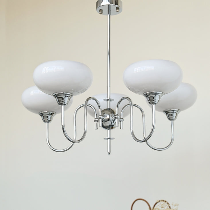 Arisha Vintage LED Métal Verre Lustre Salon - Neutralighting