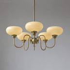 Arisha Vintage LED Métal Verre Lustre Salon - Neutralighting