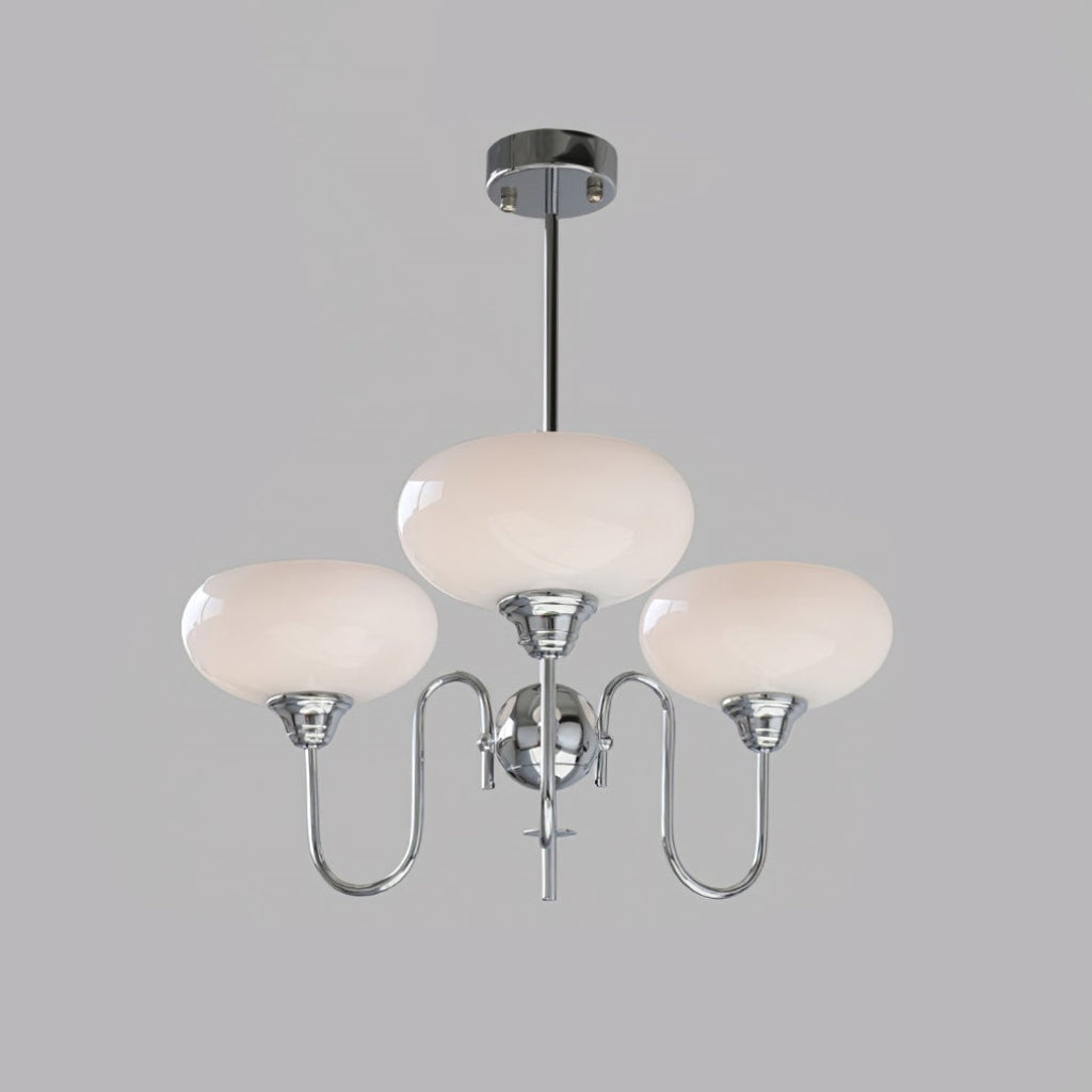 Arisha Vintage LED Métal Verre Lustre Salon - Neutralighting