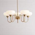 Arisha Vintage LED Métal Verre Lustre Salon - Neutralighting