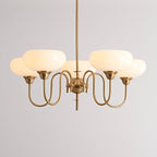 Arisha Vintage LED Métal Verre Lustre Salon - Neutralighting