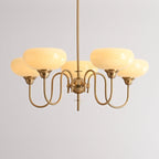 Arisha Vintage LED Métal Verre Lustre Salon - Neutralighting