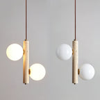 Aursorel Suspension Multi-Globe en Travertin - Neutralighting