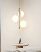 Aursorel Suspension Multi-Globe en Travertin - Neutralighting