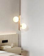 Aursorel Suspension Multi-Globe en Travertin - Neutralighting
