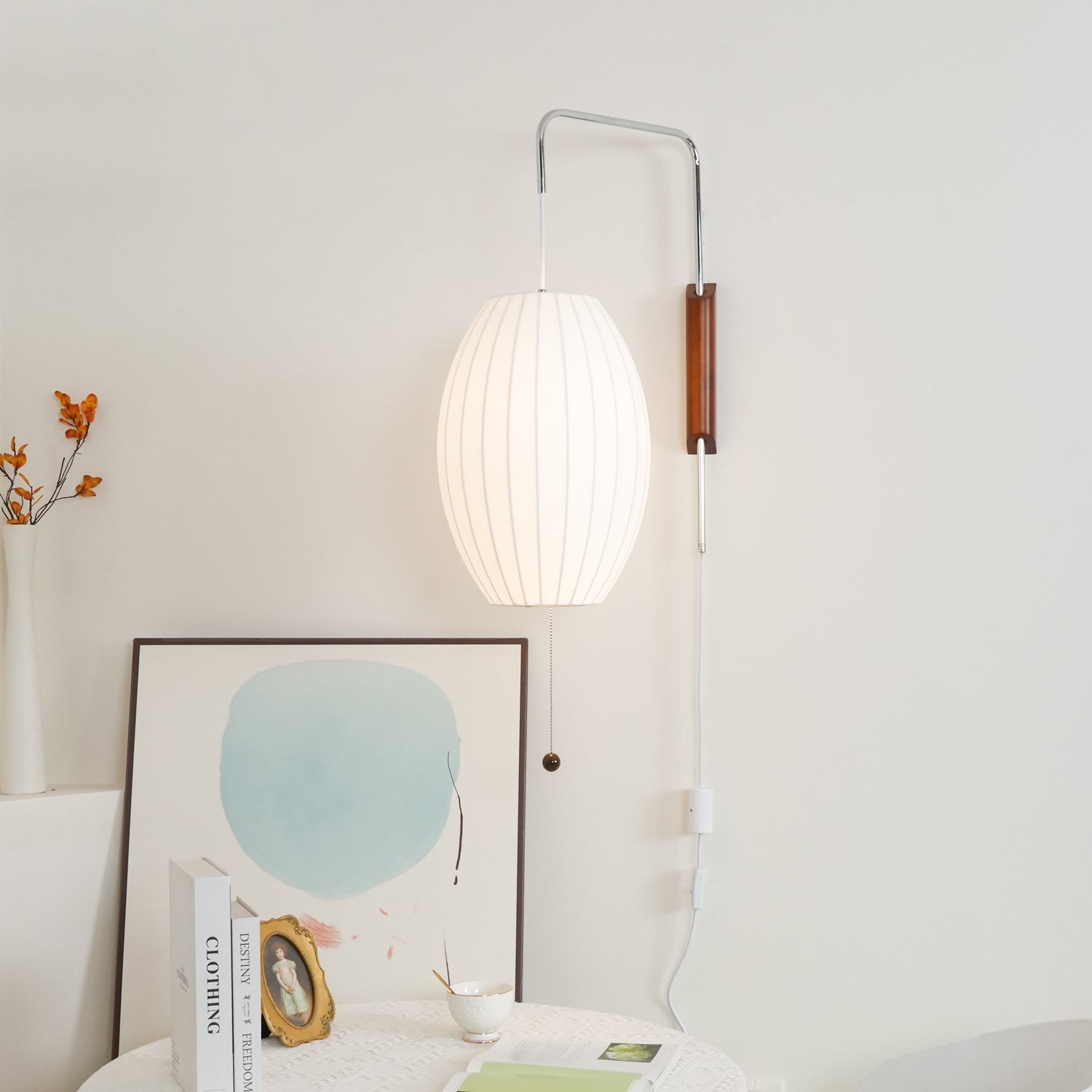 Lustra Wall Sconce Walnut Ball - Neutralighting