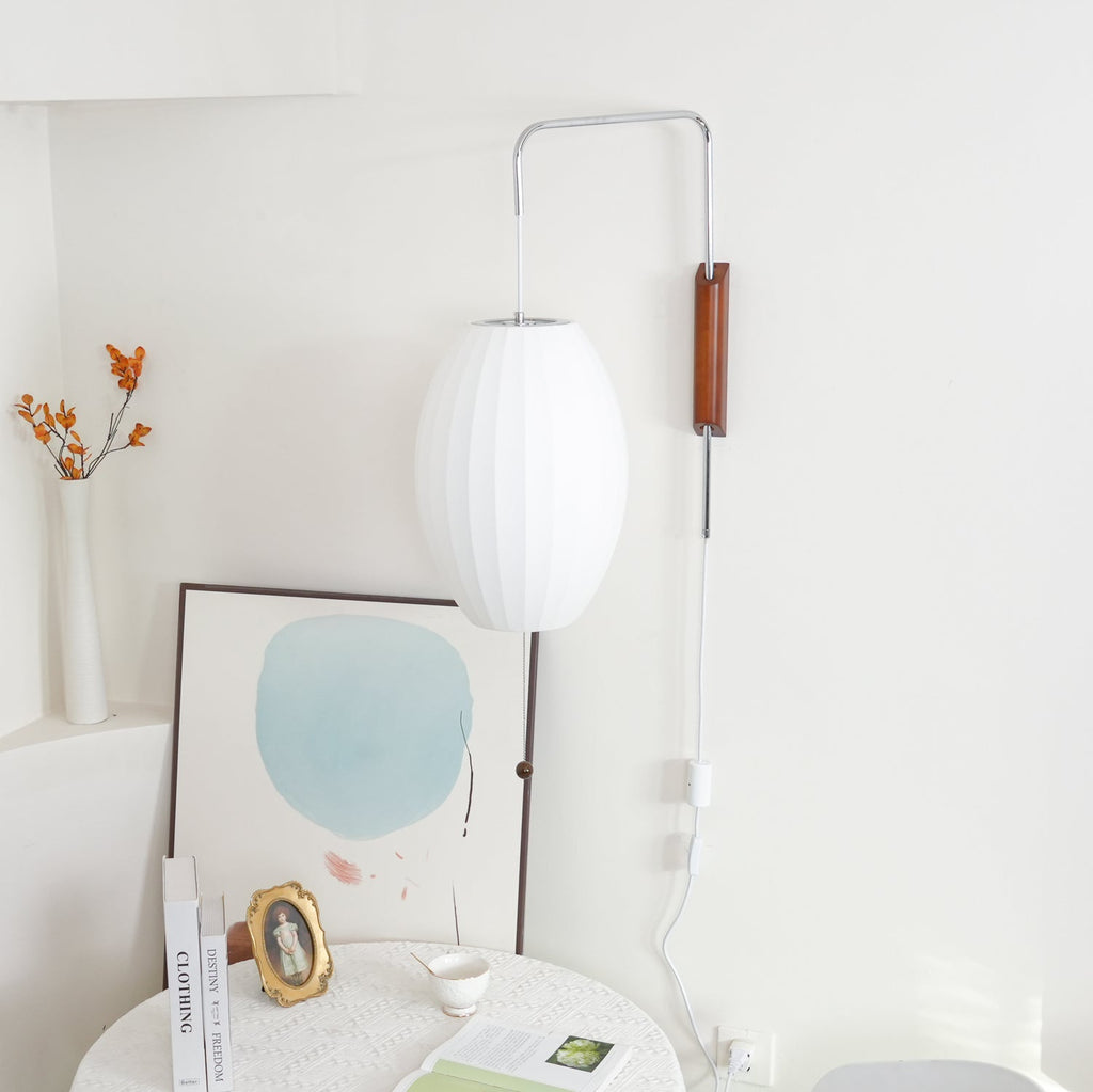 Lustra Wall Sconce Walnut Ball - Neutralighting