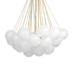 Lustra Chandelier Bulles en Verre Satiné - Neutralighting