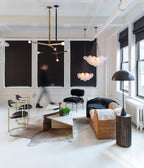Lustra Chandelier Bulles en Verre Satiné - Neutralighting