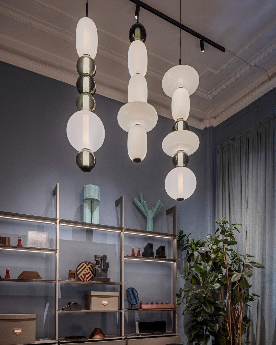 Noxic Suspension Artistique en Verre et Acrylique - Neutralighting