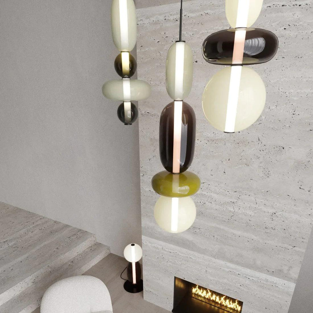 Noxic Suspension Artistique en Verre et Acrylique - Neutralighting