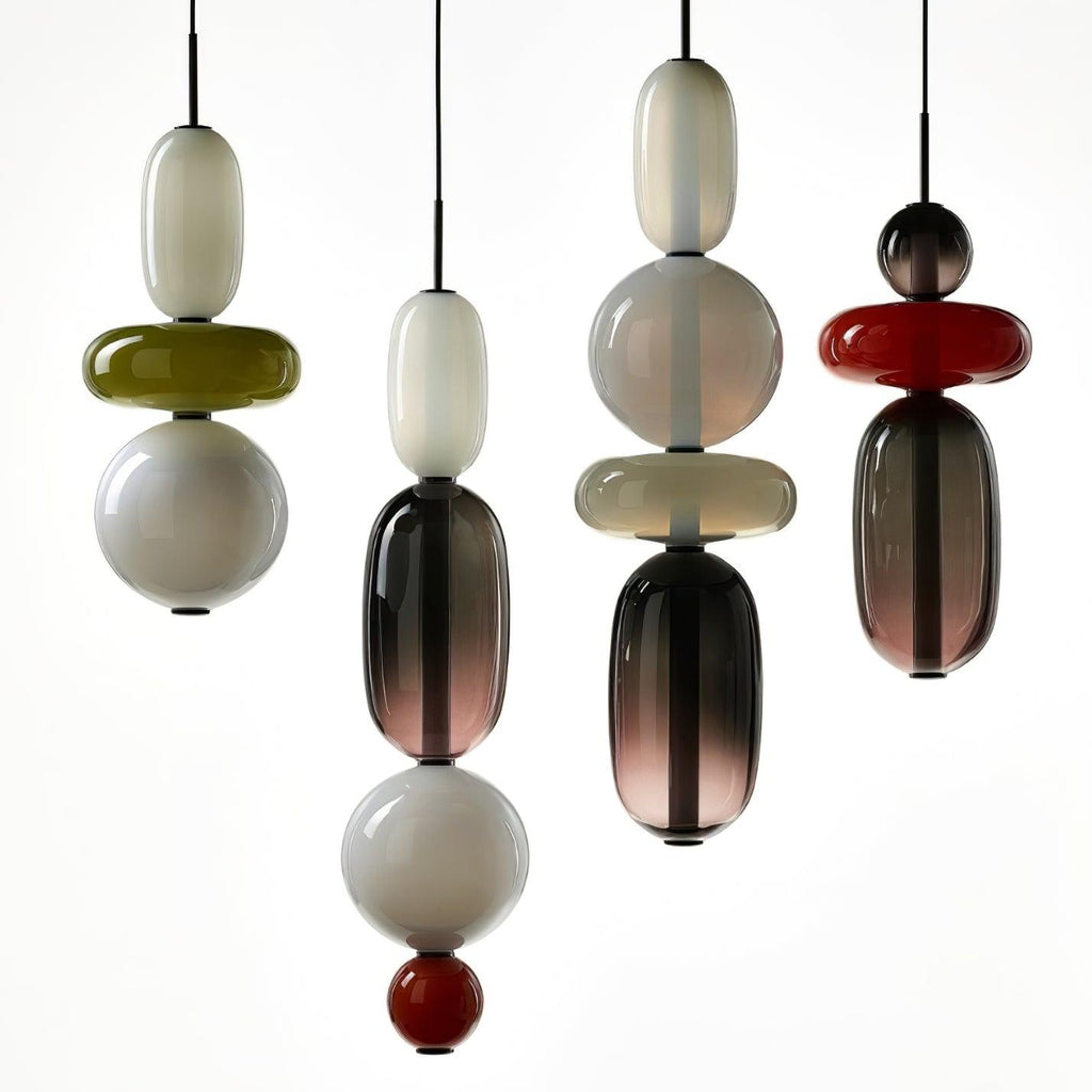 Noxic Suspension Artistique en Verre et Acrylique - Neutralighting