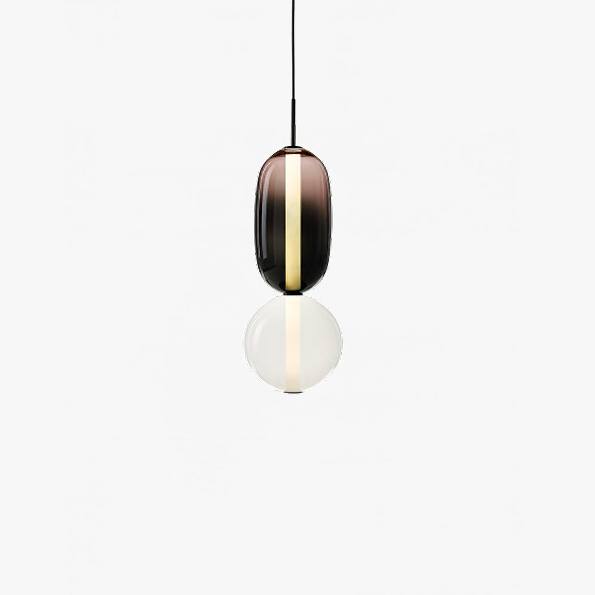 Noxic Suspension Artistique en Verre et Acrylique - Neutralighting