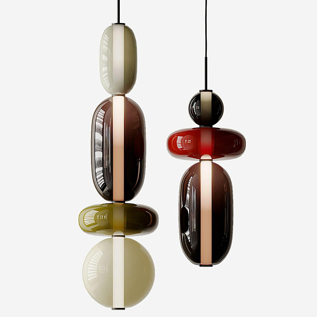 Noxic Suspension Artistique en Verre et Acrylique - Neutralighting