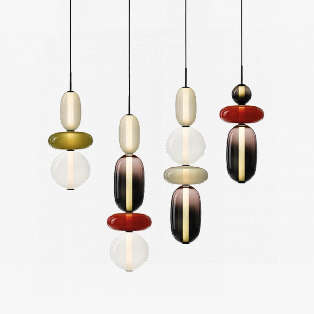 Noxic Suspension Artistique en Verre et Acrylique - Neutralighting