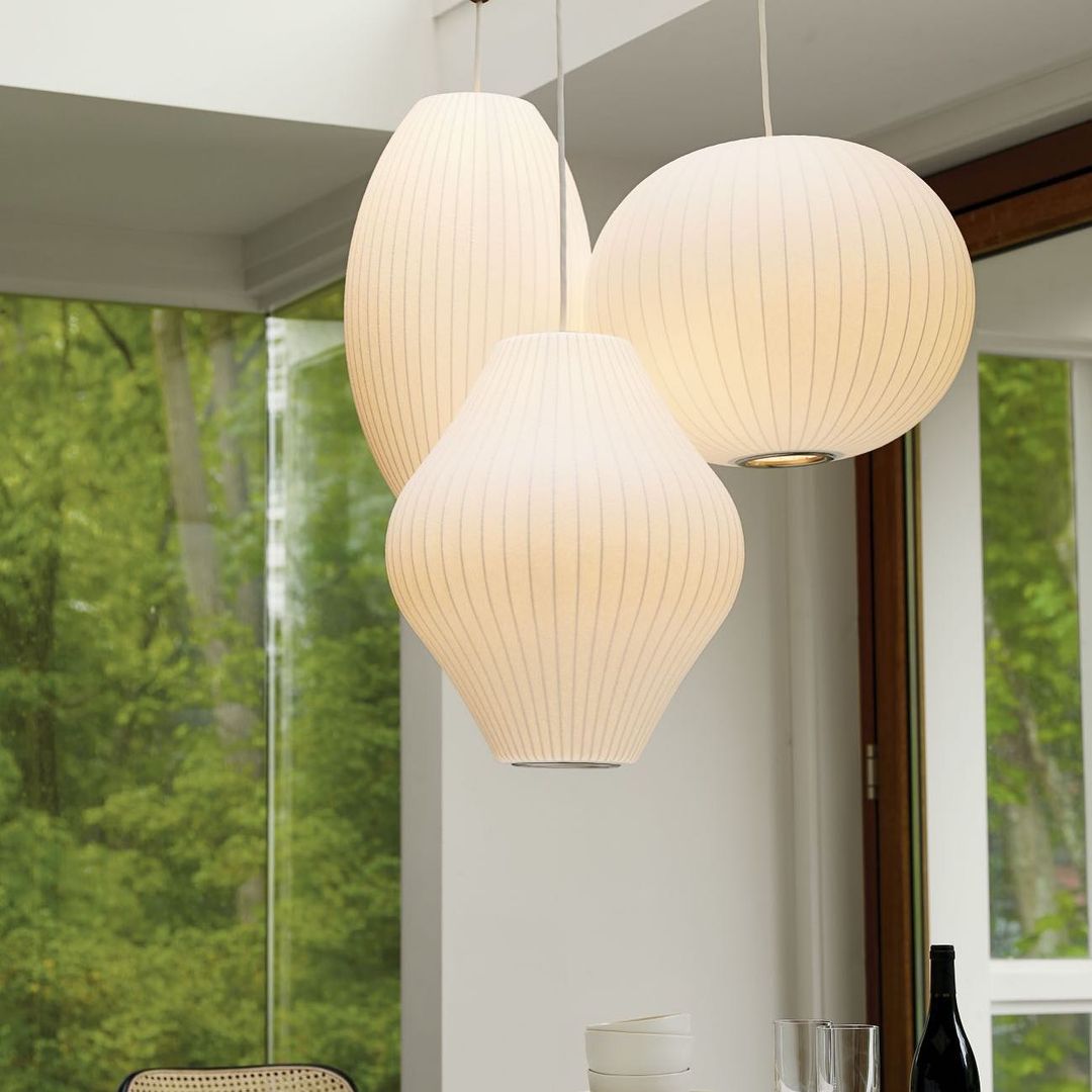 Solarnce Suspension Minimaliste en Soie et Acier - Neutralighting