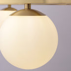 Lustra Chandelier Globe Anneau en Laiton - Neutralighting