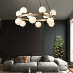 Lustra Chandelier Globe Anneau en Laiton - Neutralighting