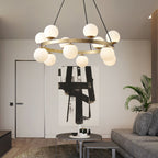 Lustra Chandelier Globe Anneau en Laiton - Neutralighting