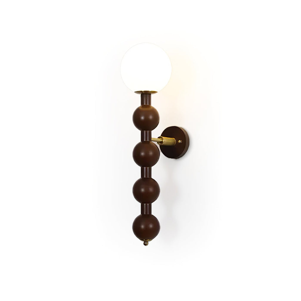 Olaeia Applique Murale Moderne Minimaliste Bubbly en Bois et Verre - Neutralighting