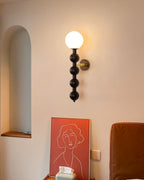 Olaeia Applique Murale Moderne Minimaliste Bubbly en Bois et Verre - Neutralighting
