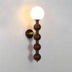 Olaeia Applique Murale Moderne Minimaliste Bubbly en Bois et Verre - Neutralighting