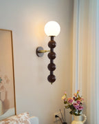 Olaeia Applique Murale Moderne Minimaliste Bubbly en Bois et Verre - Neutralighting