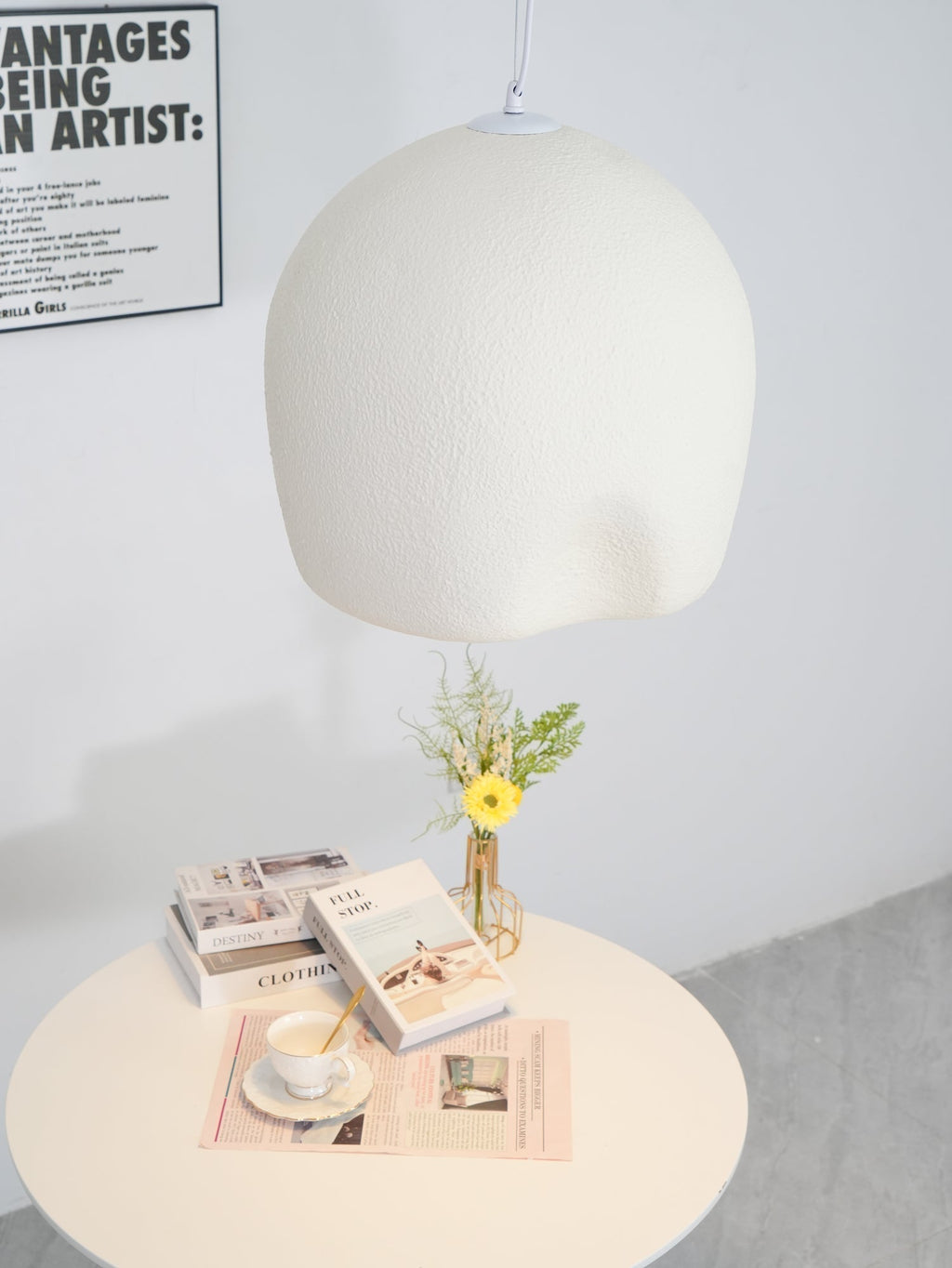 Solara Suspension en Forme de Dôme Arrondi Wabi Sabi - Neutralighting