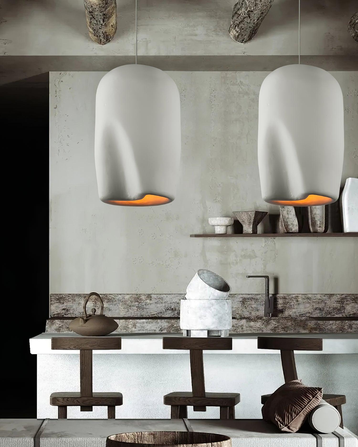 Solara Suspension en Forme de Dôme Arrondi Wabi Sabi - Neutralighting
