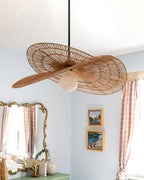 Bukolique Suspension Rotin Floraison - Neutralighting