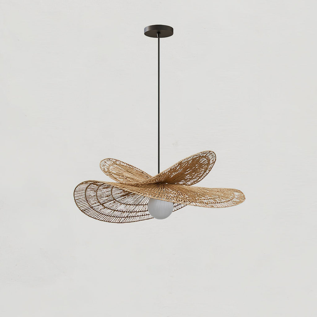 Bukolique Suspension Rotin Floraison - Neutralighting