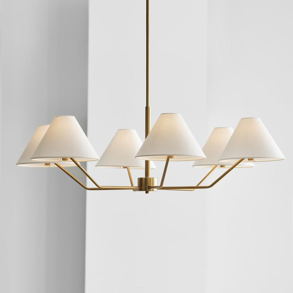 Vortex Lustre en tissu de style industriel traditionnel et vintage - Neutralighting