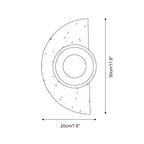 Solaro Applique Murale Moderne En Travertin - Neutralighting