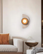 Solaro Applique Murale Moderne En Travertin - Neutralighting