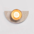 Solaro Applique Murale Moderne En Travertin - Neutralighting