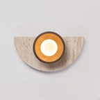 Solaro Applique Murale Moderne En Travertin - Neutralighting
