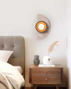 Solaro Applique Murale Moderne En Travertin - Neutralighting