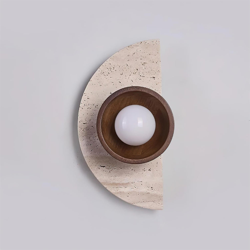 Solaro Applique Murale Moderne En Travertin - Neutralighting