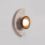 Solaro Applique Murale Moderne En Travertin - Neutralighting