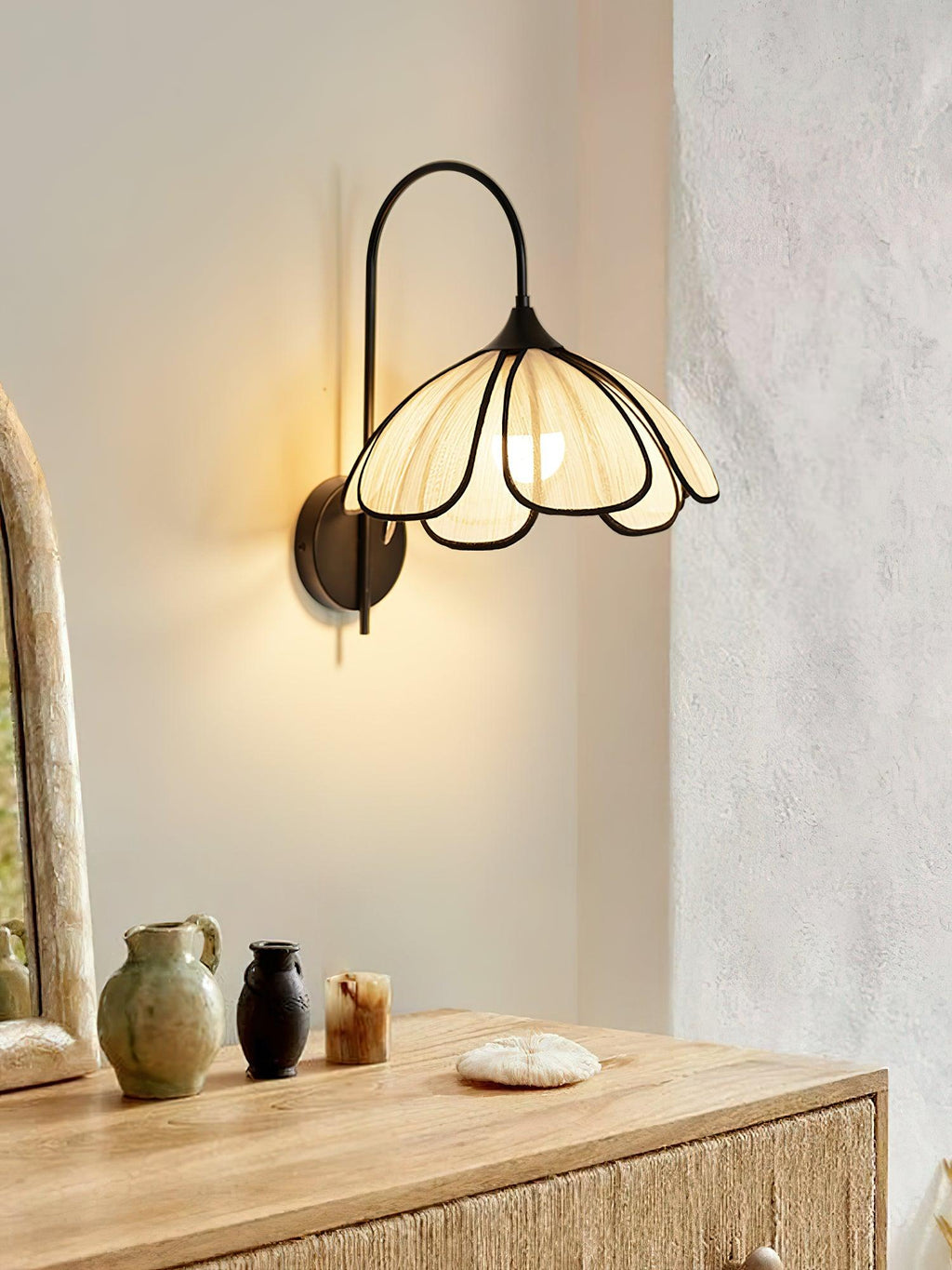 Ivsiliel Applique Murale Pétale Brûlé Naturel - Neutralighting