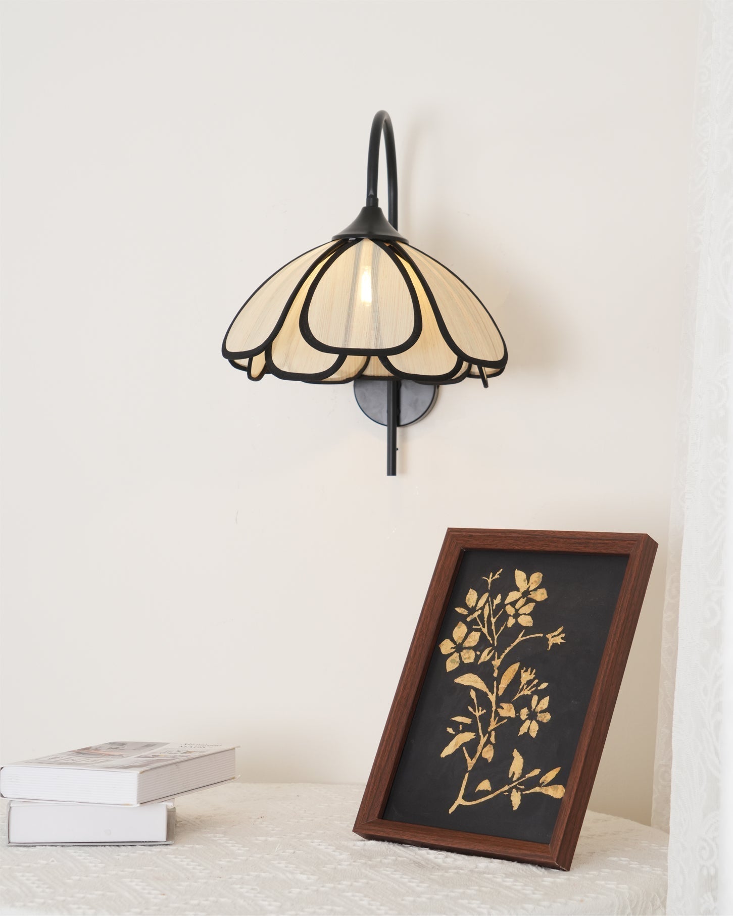 Ivsiliel Applique Murale Pétale Brûlé Naturel - Neutralighting