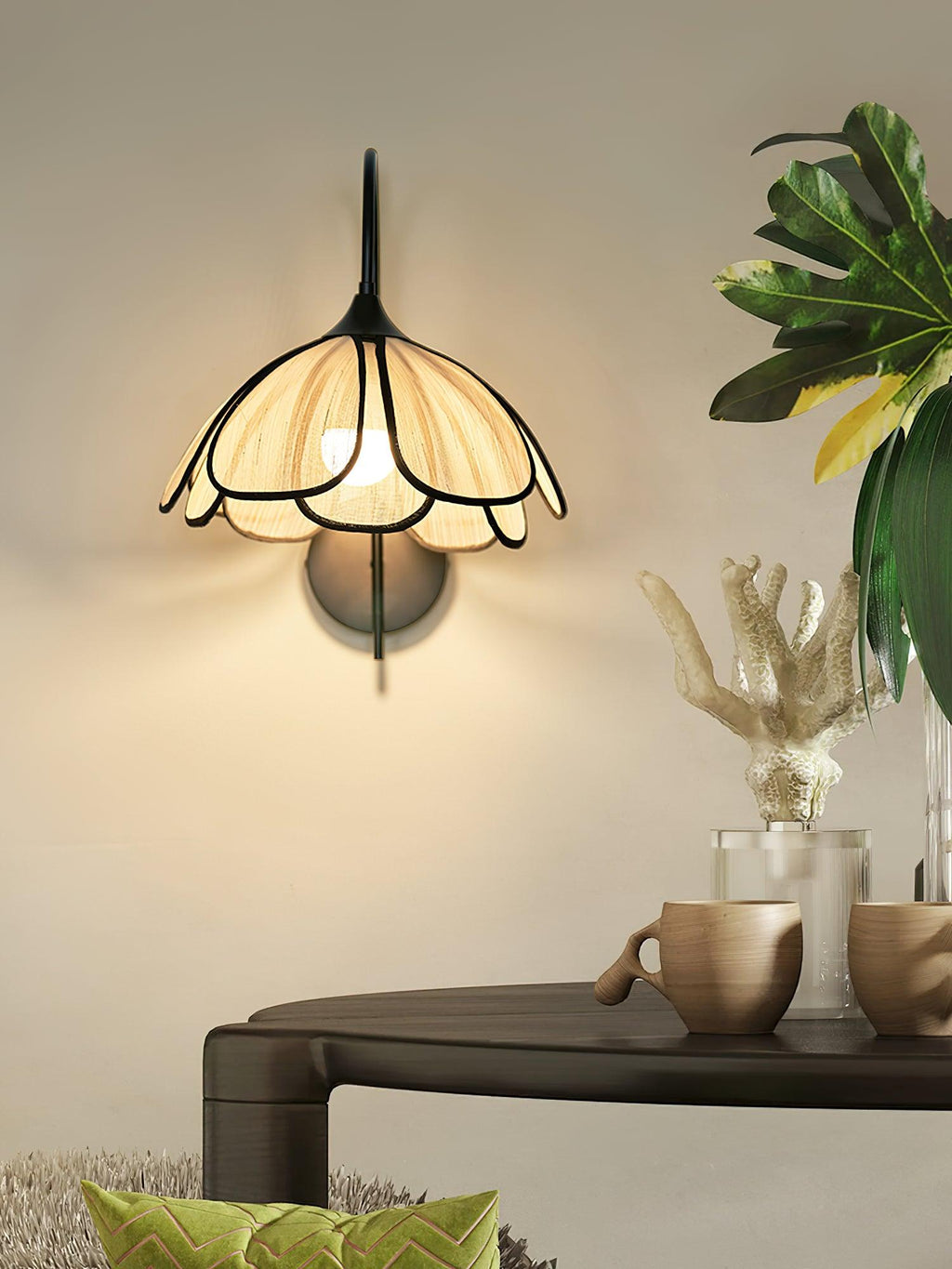 Ivsiliel Applique Murale Pétale Brûlé Naturel - Neutralighting