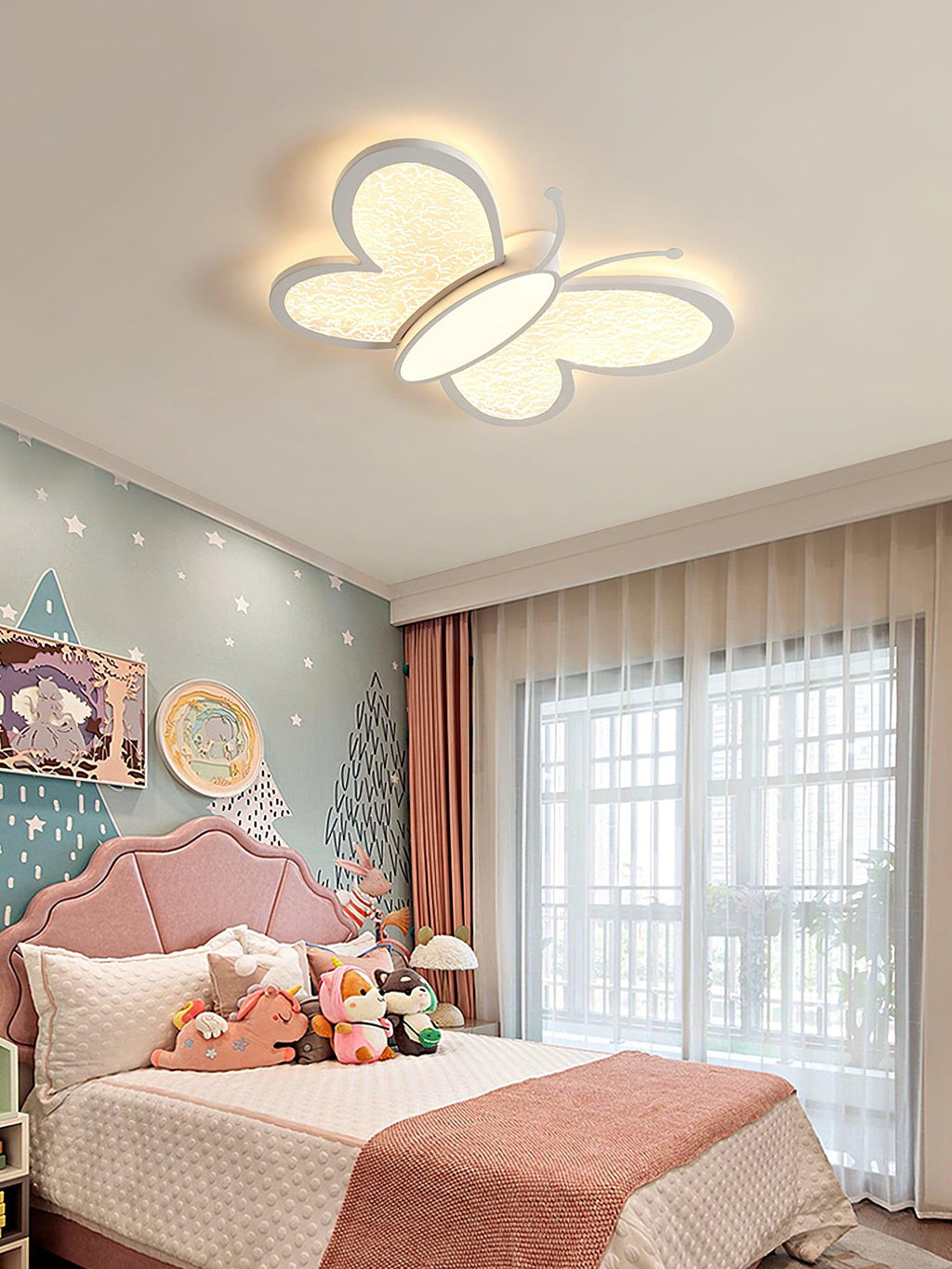 Rayo Lampe de Plafond Art Nordique Papillon - Neutralighting