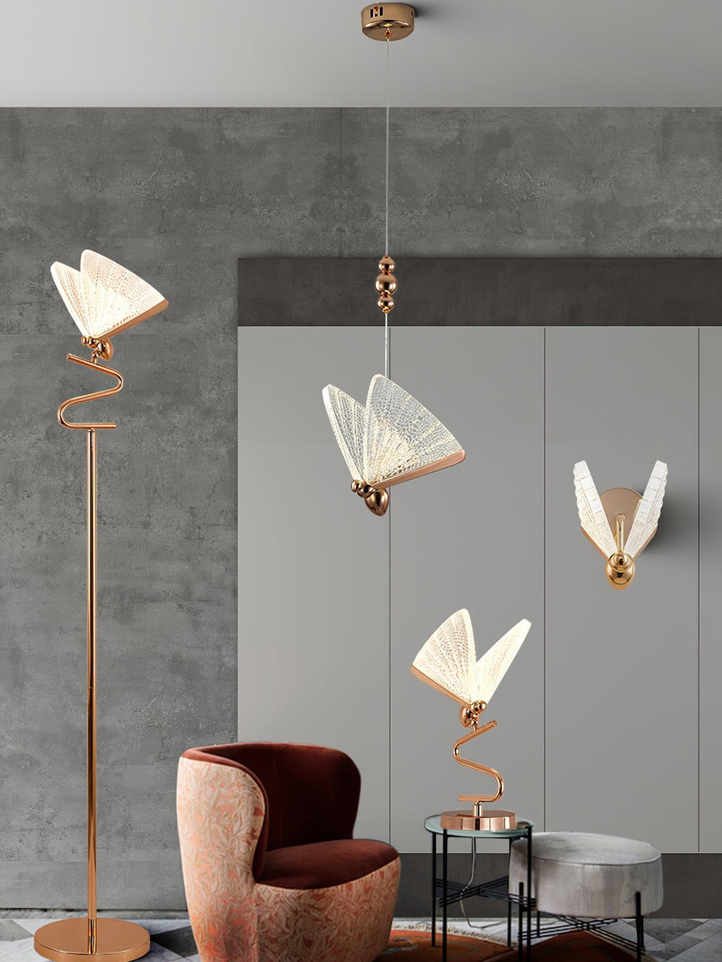 Lunora Lampe Suspendue Moderne Papillon - Neutralighting