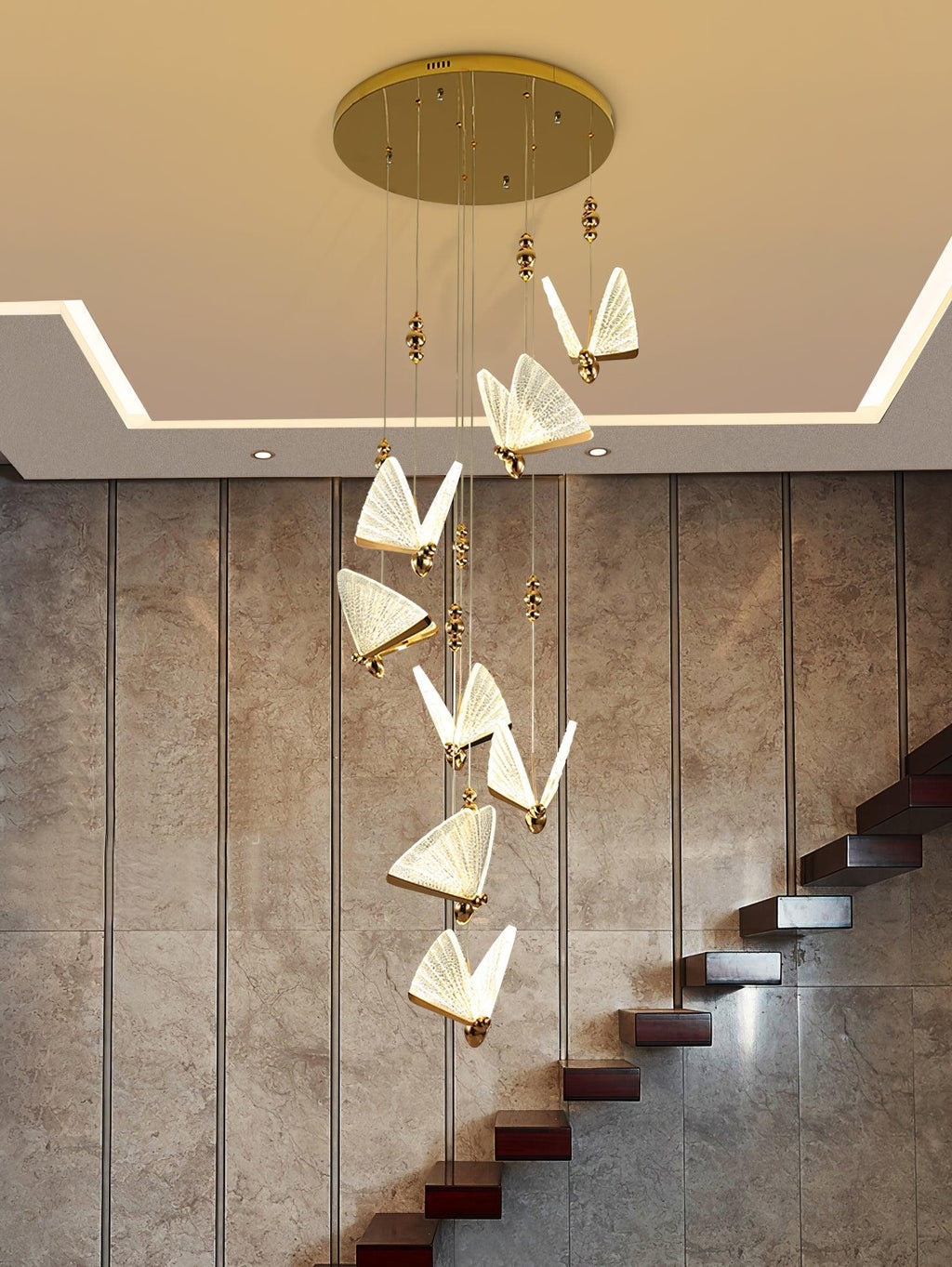 Lunora Lampe Suspendue Moderne Papillon - Neutralighting